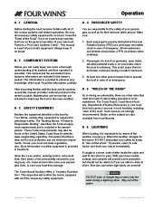 2011 Four Winns SL-Series Boat Owners Manual, 2011 page 18