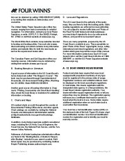 2011 Four Winns SL-Series Boat Owners Manual, 2011 page 22