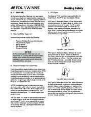 2011 Four Winns SL-Series Boat Owners Manual, 2011 page 25
