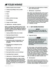 2011 Four Winns SL-Series Boat Owners Manual, 2011 page 34