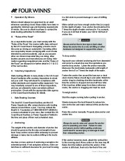2011 Four Winns SL-Series Boat Owners Manual, 2011 page 36