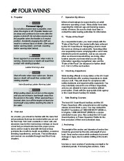 2011 Four Winns V355 Boat Owners Manual, 2011 page 38