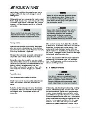 2011 Four Winns V355 Boat Owners Manual, 2011 page 39