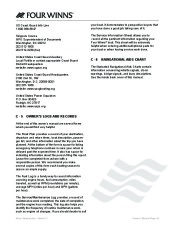 2011 Four Winns V355 Boat Owners Manual, 2011 page 46
