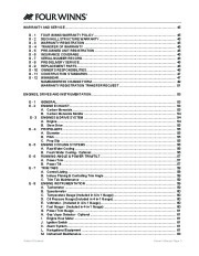 2011 Four Winns V355 Boat Owners Manual, 2011 page 5
