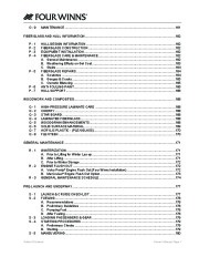 2011 Four Winns V355 Boat Owners Manual, 2011 page 9