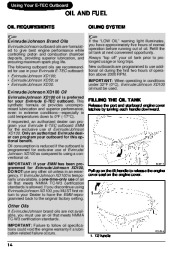 2008 Evinrude 40 50 60 hp E-TEC PL Outboard Boat Motor Owners Manual, 2008 page 17