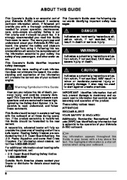 2007 Evinrude 75 90 hp E-TEC PL PX SL Outboard Motor Owners Manual, 2007 page 9