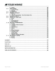 Four Winns V335 Boat Owners Manual, 2011 page 10