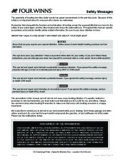 Four Winns V335 Boat Owners Manual, 2011 page 12