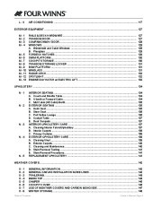Four Winns V335 Boat Owners Manual, 2011 page 8