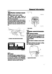 Yamaha Motor Owners Manual, 2007 page 7