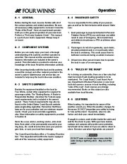 2011 Four Winns H-Series Boat Owners Manual, 2011 page 19