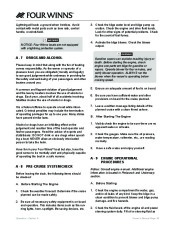 2011 Four Winns H-Series Boat Owners Manual, 2011 page 20