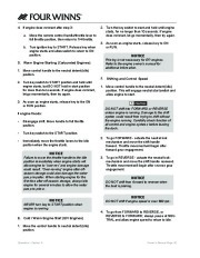2011 Four Winns H-Series Boat Owners Manual, 2011 page 22