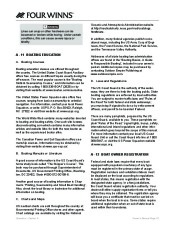 2011 Four Winns H-Series Boat Owners Manual, 2011 page 24