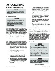 2011 Four Winns H-Series Boat Owners Manual, 2011 page 37