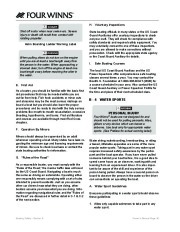 2011 Four Winns H-Series Boat Owners Manual, 2011 page 38