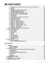 2011 Four Winns H-Series Boat Owners Manual, 2011 page 4