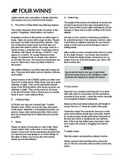 2011 Four Winns H-Series Boat Owners Manual, 2011 page 44