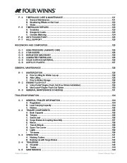 2011 Four Winns H-Series Boat Owners Manual, 2011 page 9