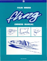 Four Winns Fling Boat Service Owners Manual, 1994 page 1