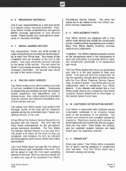 Four Winns Fling Boat Service Owners Manual, 1994 page 10