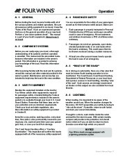 2005-2006 Four Winns Vista 348 Boat Owners Manual, 2005,2006 page 21