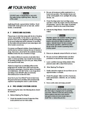 2005-2006 Four Winns Vista 348 Boat Owners Manual, 2005,2006 page 22