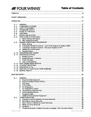 2005-2006 Four Winns Vista 348 Boat Owners Manual, 2005,2006 page 5