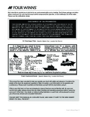 2006-2008 Four Winns Horizon 180 190 183 203 200 210 220 240 260 Boat Owners Manual, 2006,2007,2008 page 16