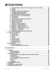 2006-2008 Four Winns Horizon 180 190 183 203 200 210 220 240 260 Boat Owners Manual, 2006,2007,2008 page 6