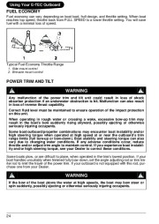 2009 Evinrude 115 130 150 175 200 hp E-TEC PL PX SL BX HL CX HX MX Outboard Motor Owners Manual, 2009 page 27