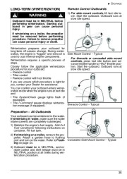 2009 Evinrude 115 130 150 175 200 hp E-TEC PL PX SL BX HL CX HX MX Outboard Motor Owners Manual, 2009 page 38