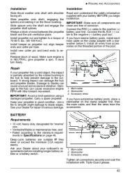 2009 Evinrude 115 130 150 175 200 hp E-TEC PL PX SL BX HL CX HX MX Outboard Motor Owners Manual, 2009 page 46