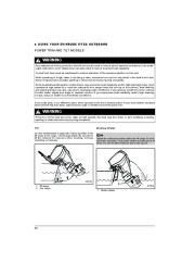 2010 Evinrude 25 30 hp E-TEC DR DRL DTEL DEL DPL DTL Outboard Boat Motor Owners Manual, 2010 page 38