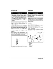 2005 Johnson 25 30 hp PL4 4-Stroke Outboard Owners Manual, 2005 page 43