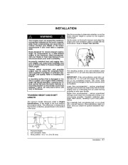 2005 Johnson 25 30 hp PL4 4-Stroke Outboard Owners Manual, 2005 page 49