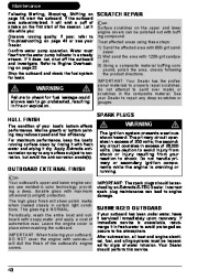2007 Evinrude 40 50 60 hp E-TEC PL Outboard Motor Owners Manual, 2007 page 41