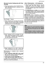 2009 Evinrude 200 225 250 300 hp E-TEC HSL HVL HL HX PL PX PZ CX CZ Outboard Boat Motor Owners Manual, 2009 page 40