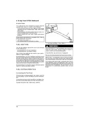 2010 Evinrude 75 90 hp E-TEC PL PX SL WEL WEX WDEL WDEX Outboard Boat Motor Owners Manual, 2010 page 20