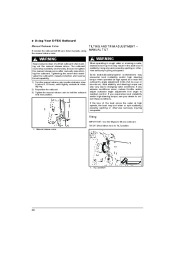 2010 Evinrude 75 90 hp E-TEC PL PX SL WEL WEX WDEL WDEX Outboard Boat Motor Owners Manual, 2010 page 30