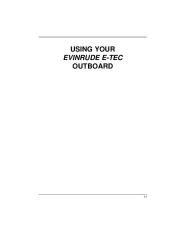 2009 Evinrude 75 90 hp E-TEC PL PX WEL WEX Outboard Motor Owners Manual, 2009 page 14