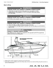 2009 Maxum 2700 SE Sport Cruiser Supplement Guide, 2009 page 12