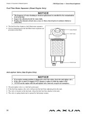 2009 Maxum 2700 SE Sport Cruiser Supplement Guide, 2009 page 44