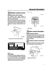 Yamaha Motor Owners Manual, 2007 page 7