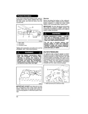 2005 Evinrude 75 90 hp E-TEC PL PX SL Outboard Motor Owners Manual, 2005 page 44