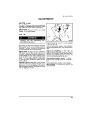 2005 Evinrude 75 90 hp E-TEC PL PX SL Outboard Motor Owners Manual, 2005 page 45