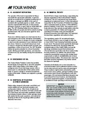 2008 Four Winns V458 Boat Owners Manual, 2008 page 26