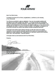 2008 Four Winns V458 Boat Owners Manual, 2008 page 3